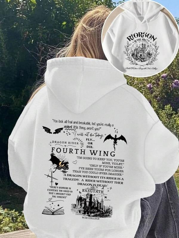 Women's Milan Italy Print Drawstring Hoodie, Fashion Casual Hooded Sweatshirt for Daily Holiday Outdoor Wear, Women...