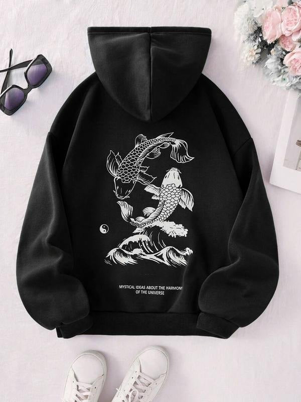 Women's Milan Italy Print Drawstring Hoodie, Fashion Casual Hooded Sweatshirt for Daily Holiday Outdoor Wear, Women...