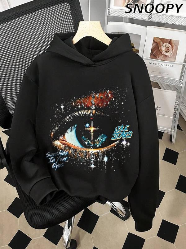 Women's Milan Italy Print Drawstring Hoodie, Fashion Casual Hooded Sweatshirt for Daily Holiday Outdoor Wear, Women...
