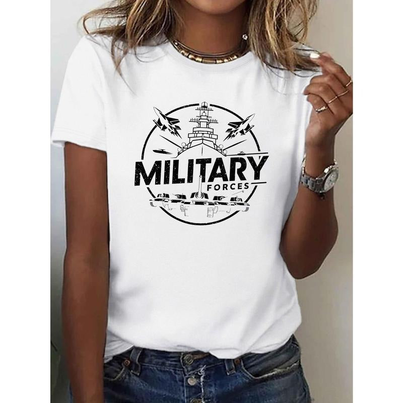Women's Military Forces Graphic T-Shirt