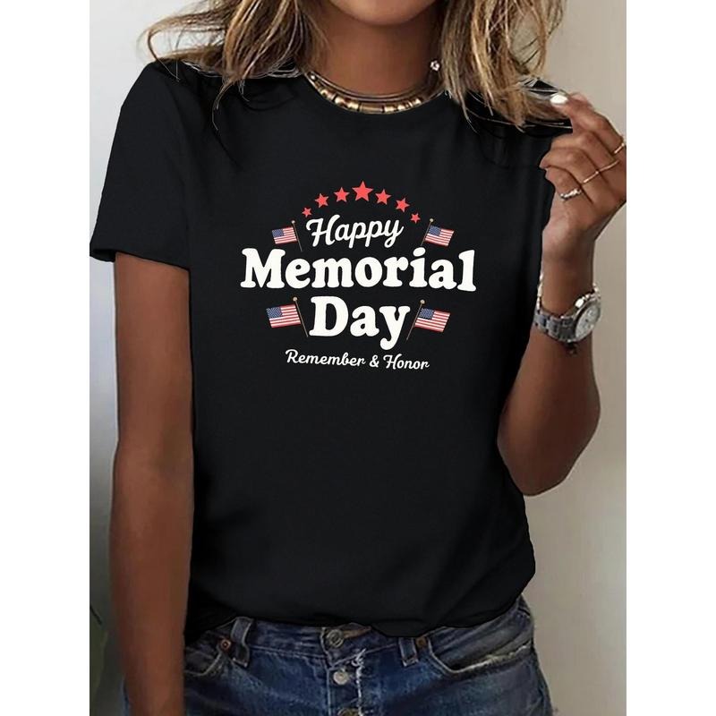 Women's Patriotic Memorial Day T-Shirt