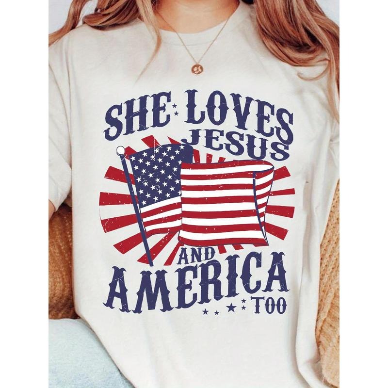 Women's Patriotic T-Shirt