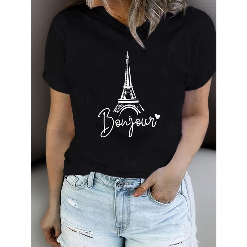 Women's Soft & Comfy Summer T-Shirt with Heart Design