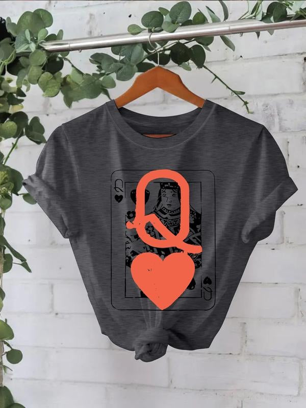 Women's Summer Casual Fitted Round Neck Short Sleeve T-Shirt, Comfortable Breathable Fashion Top, Available in S-Xxl...
