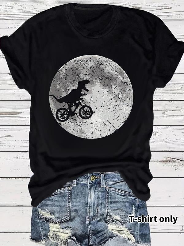Women's Summer Casual Fitted Round Neck Short Sleeve T-Shirt, Comfortable Breathable Polyester Tee for Daily Wear S-Xxl...