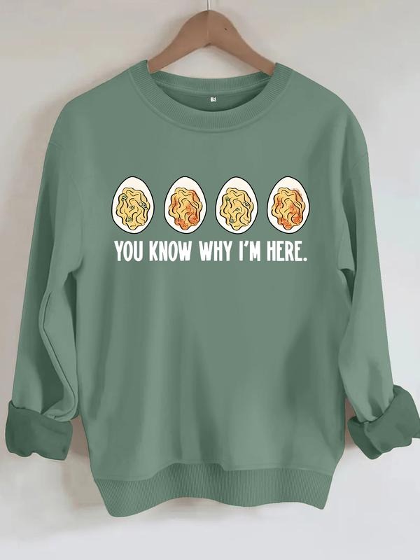 Women's Thanksgiving Print Round Neck Sweatshirt, Casual Fitted Pullover, Medium Stretch, All-Season Comfort T-Shirts, Hoodie