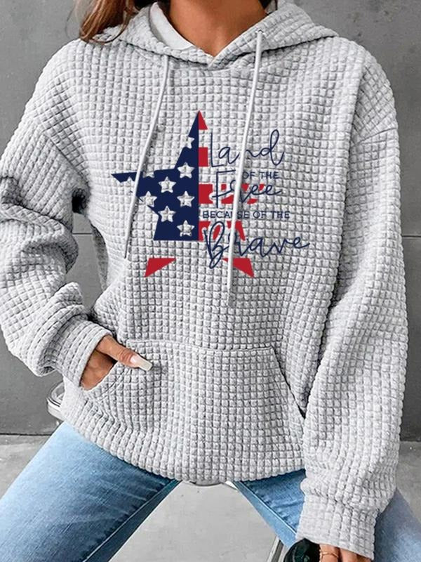 Women's Trendy Hooded Sweatshirt with Floral Print, Long Sleeve Pullover with Pocket, Casual Fall & Winter Wear style 02...