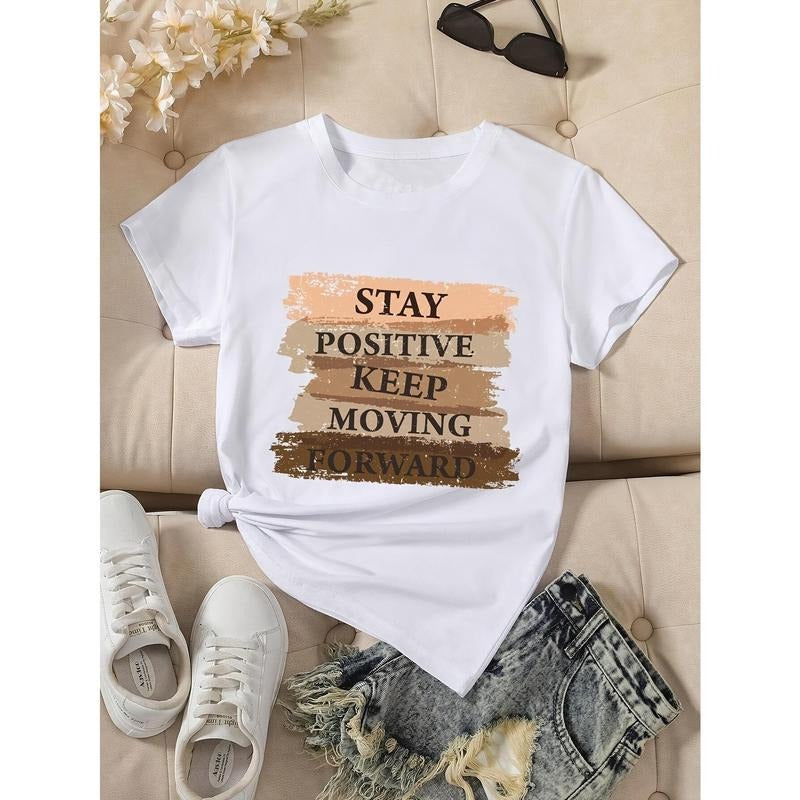 Women's Vintage-Inspired Soft Casual T-Shirt