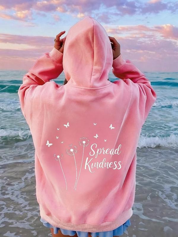 Women's Winter Casual Hooded Sweatshirt, Long Sleeve Comfortable Warm Pullover, Daily Wear for Fall & Winter Seasons...