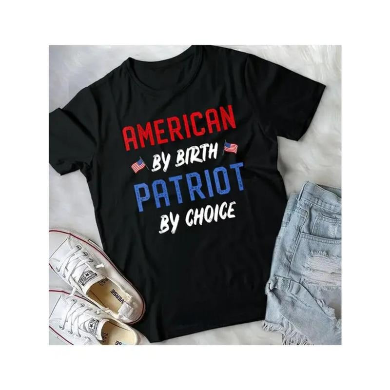Womens American By Birth Patriot By Choice Memorial Veteran Day T-shirt Hoodie, Sweatshirt | UrbanDripWear.com