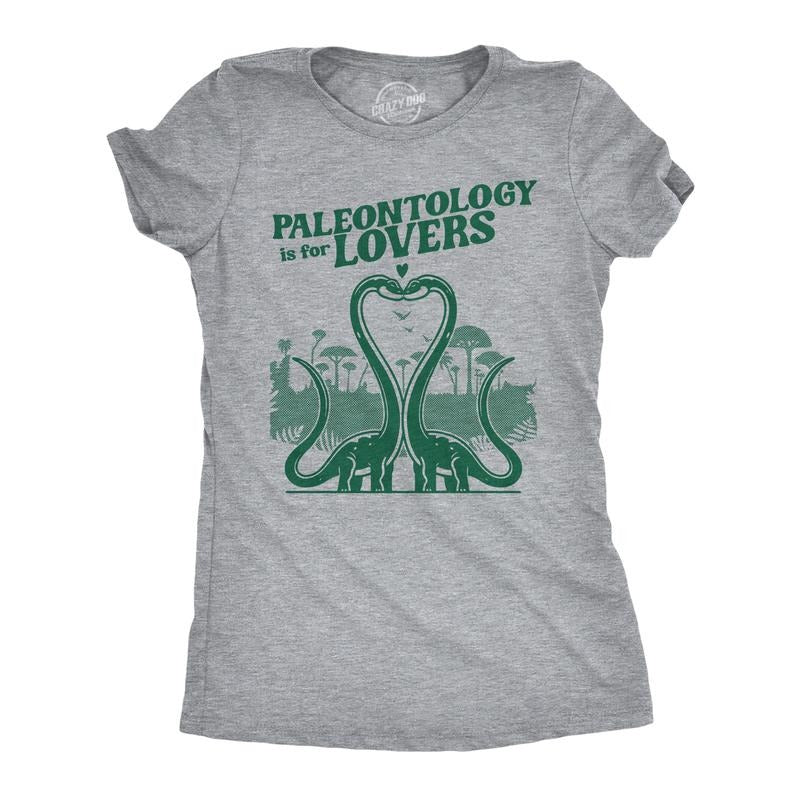 Womens Funny T Shirts Paleontology Is For Lovers Sarcastic Dinosaur Tee For Ladies Funny Womens T Shirts Cute Slimming...