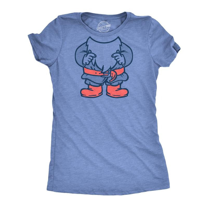 Womens Gnome Body T Shirt Funny Tiny Fantasy Elf Huge Beard Tee For Ladies Funny Womens T Shirts Cute Slimming Top...