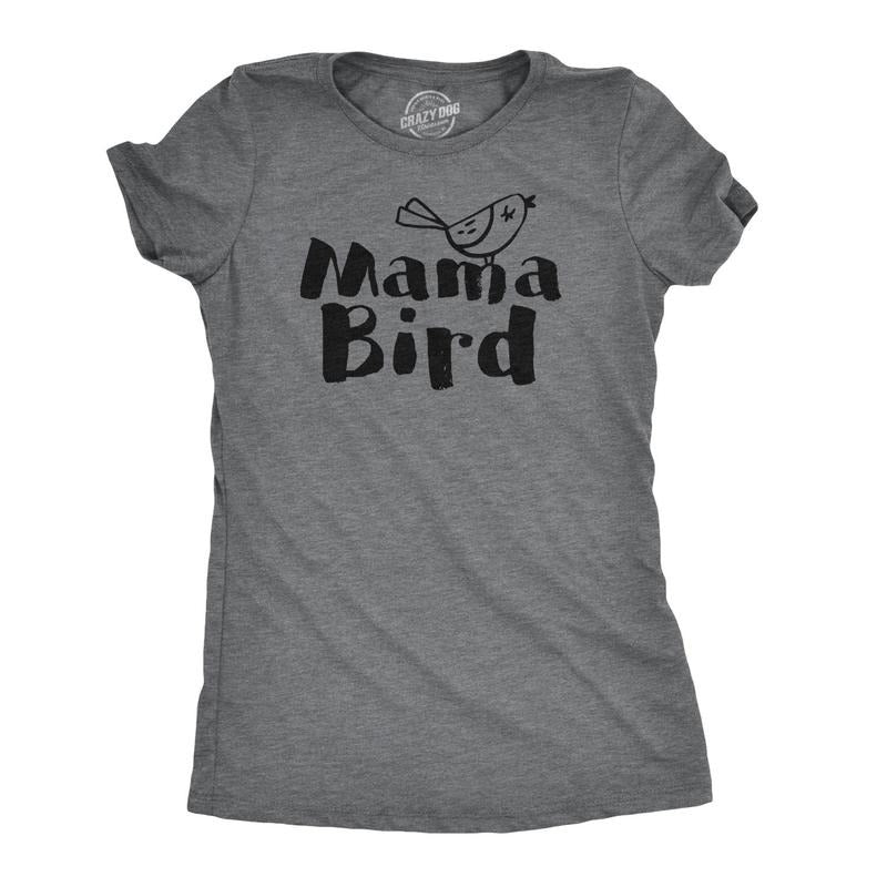 Womens Mama Bird Funny T Shirt Family Mothers Day Gift Idea Novelty for Mom Hoodie, Sweatshirt | UrbanDripWear.com