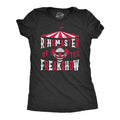 Womens Ringmaster of the Freakshow T Shirt Funny Clown Show Circus Act Joke Tee for Ladies Funny Womens T Shirts Cute Slimming Top Comfortable Soft Womenswear Funny Sarcastic Top Women's Novelty Tees Black -