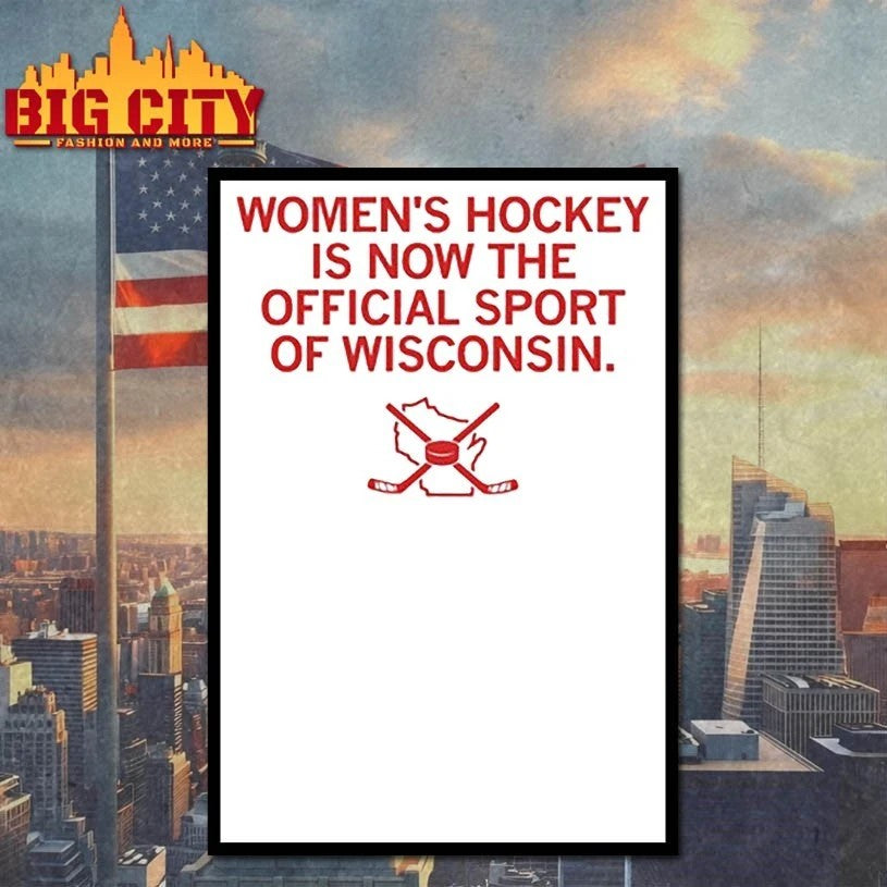 Women’s hockey is now the official sport of Wisconsin T-shirt