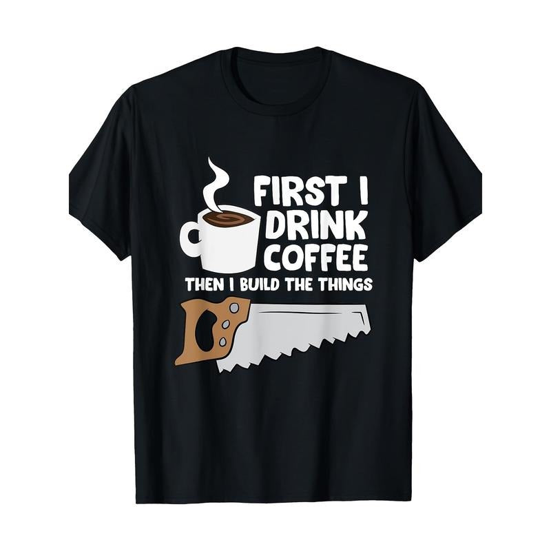 Woodworker Drink Coffee Woodworker Coffee T-shirt -100% cotton Made in USA Hoodie, Sweatshirt | UrbanDripWear.com