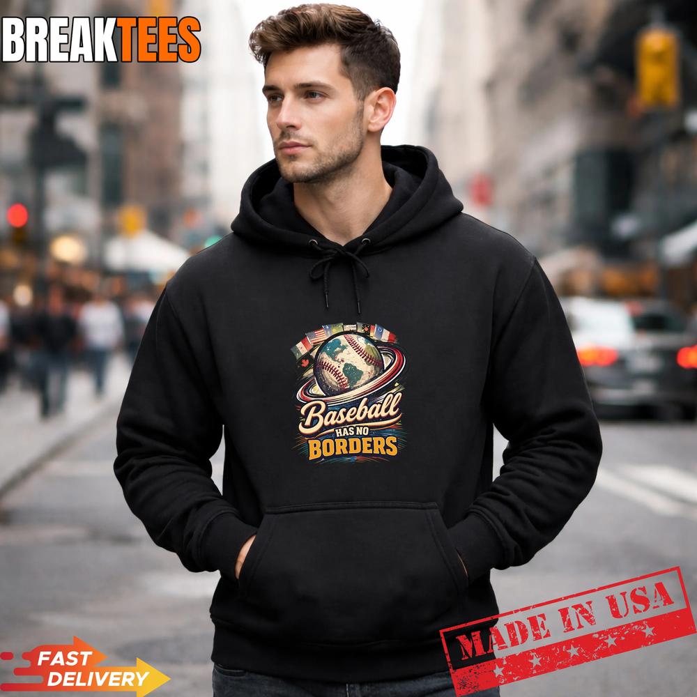 World Baseball Classic 2026 Baseball Has No Borders Fan T-Shirt
