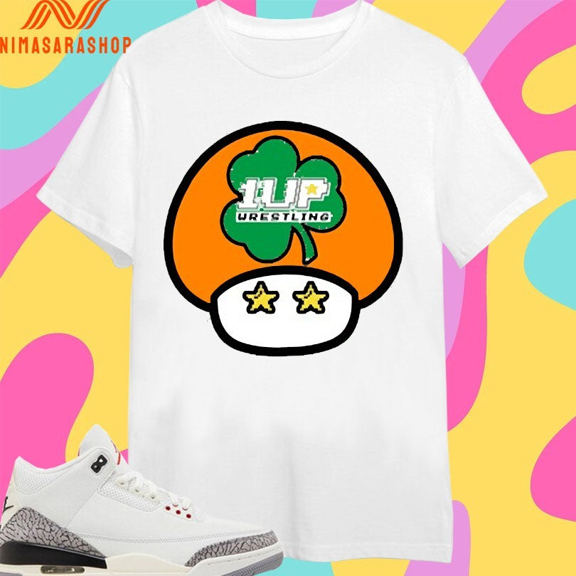 Wrestling 1Up Mushroom Shirts