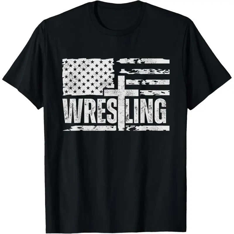 Wrestling patriotic american flag, Christian and Jesus lover T-Shirt made in usa Hoodie, Sweatshirt | UrbanDripWear.com