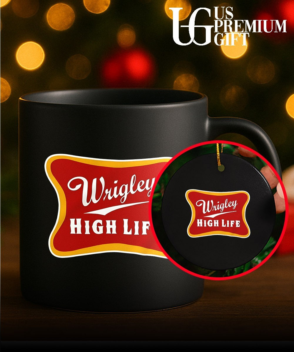 Wrigley High Life logo shirt