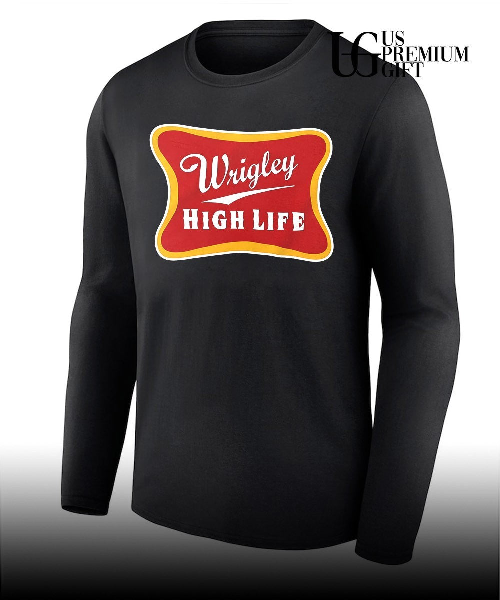 Wrigley High Life logo shirt