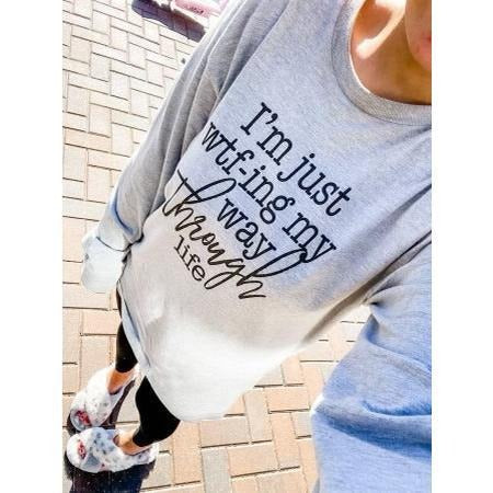 Wtf-ing Graphic Sweatshirt T-Shirts, Hoodie | UrbanDripWear.com