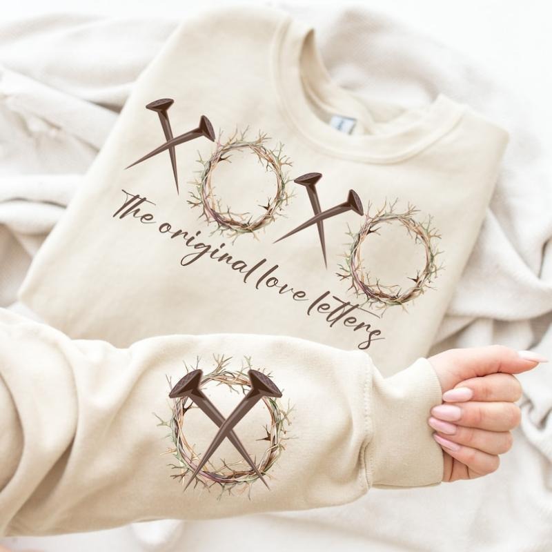 XOXO The Original Love Letters Shirt, Easter Sweatshirt, Christian ,Religious , Faith Christian Hoodie | UrbanDripWear.com