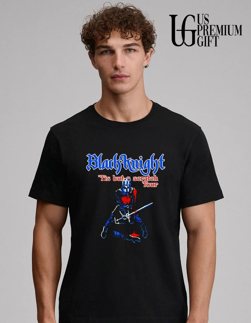Black Knight Tis But A Scratch Tour Monty Python shirt