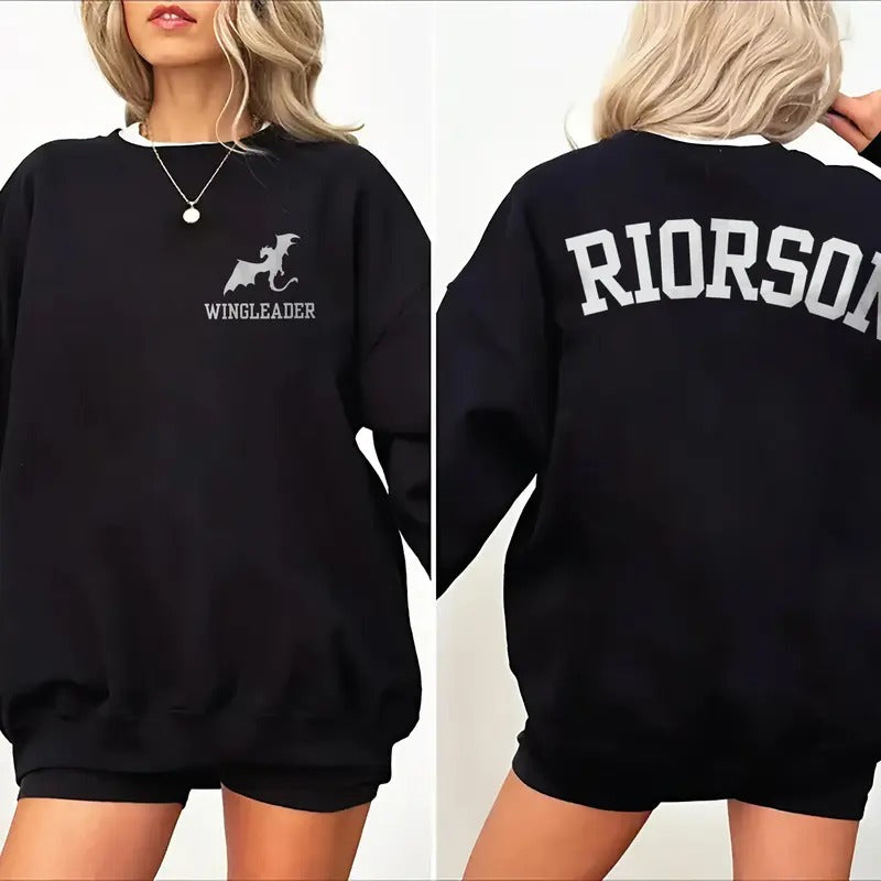 Xaden Riorson Wingleader Sweatshirt, Fourth Wing Series Sweatshirt, Bookish Tee Gift For Book Lover, Onyx Storm book...