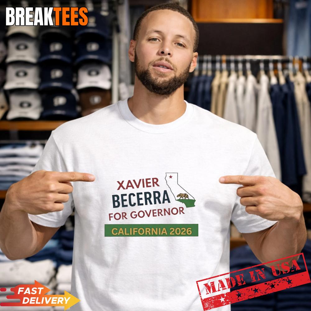 Xavier Becerra for Governor California 2026 California grizzly bear T-Shirt