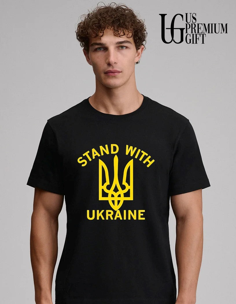Stand with Ukraine logo shirt