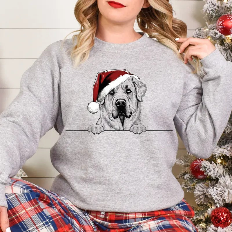 Xmas Sweatshirt Anatolian Shepherd Dog Christmas Sweater Xmas Jumper T-Shirts, Hoodie | UrbanDripWear.com