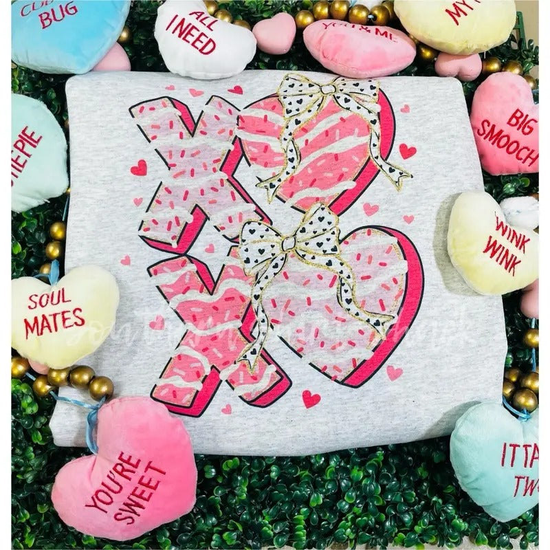 XoXo snack cake Sweatshirt ~ ash gray T-Shirts, Hoodie | UrbanDripWear.com