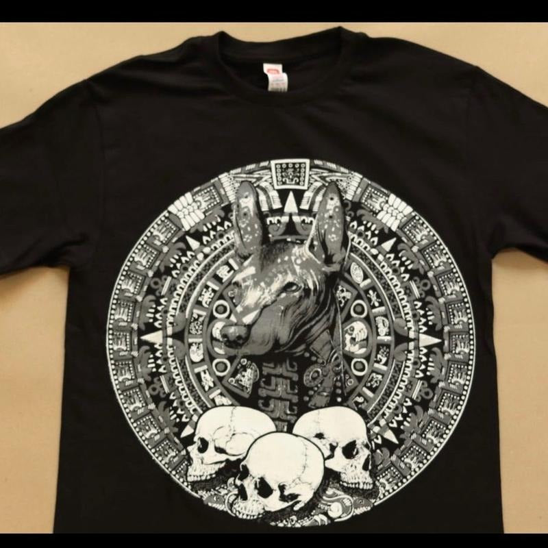 Xolo whit Mexican calendar T-shirt Cotton Black Tshirt Hoodie, Sweatshirt | UrbanDripWear.com