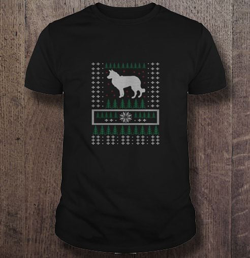 Border collie ugly Christmas sweater