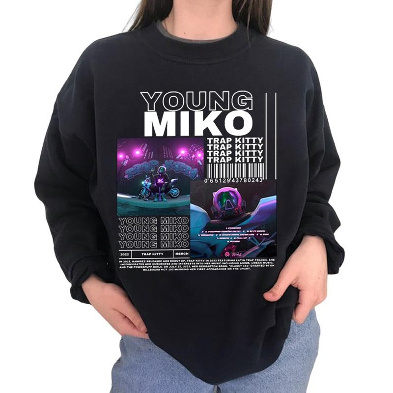 YOUNG MIKO Graphic T Shirt, Retro 90s YOUNG MIKO  Bootleg Tee Hoodie Sweater Sweatshirt | UrbanDripWear.com
