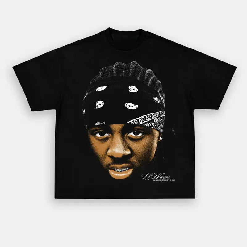 YOUNG WEEZY TEE Menswear Top Underwear Man Tshirt Streetwear Tropical Shortsleeve Bestie Crewneck Round Neck Hoodie,...