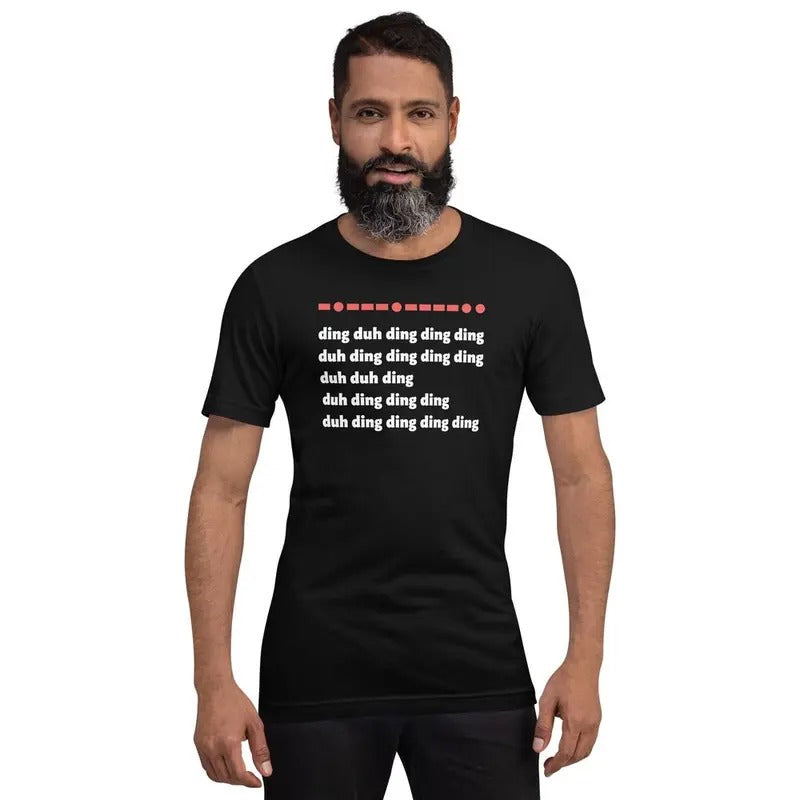 YYZ Morse Code - Short-Sleeve Unisex T-Shirt Hoodie, Sweatshirt | UrbanDripWear.com
