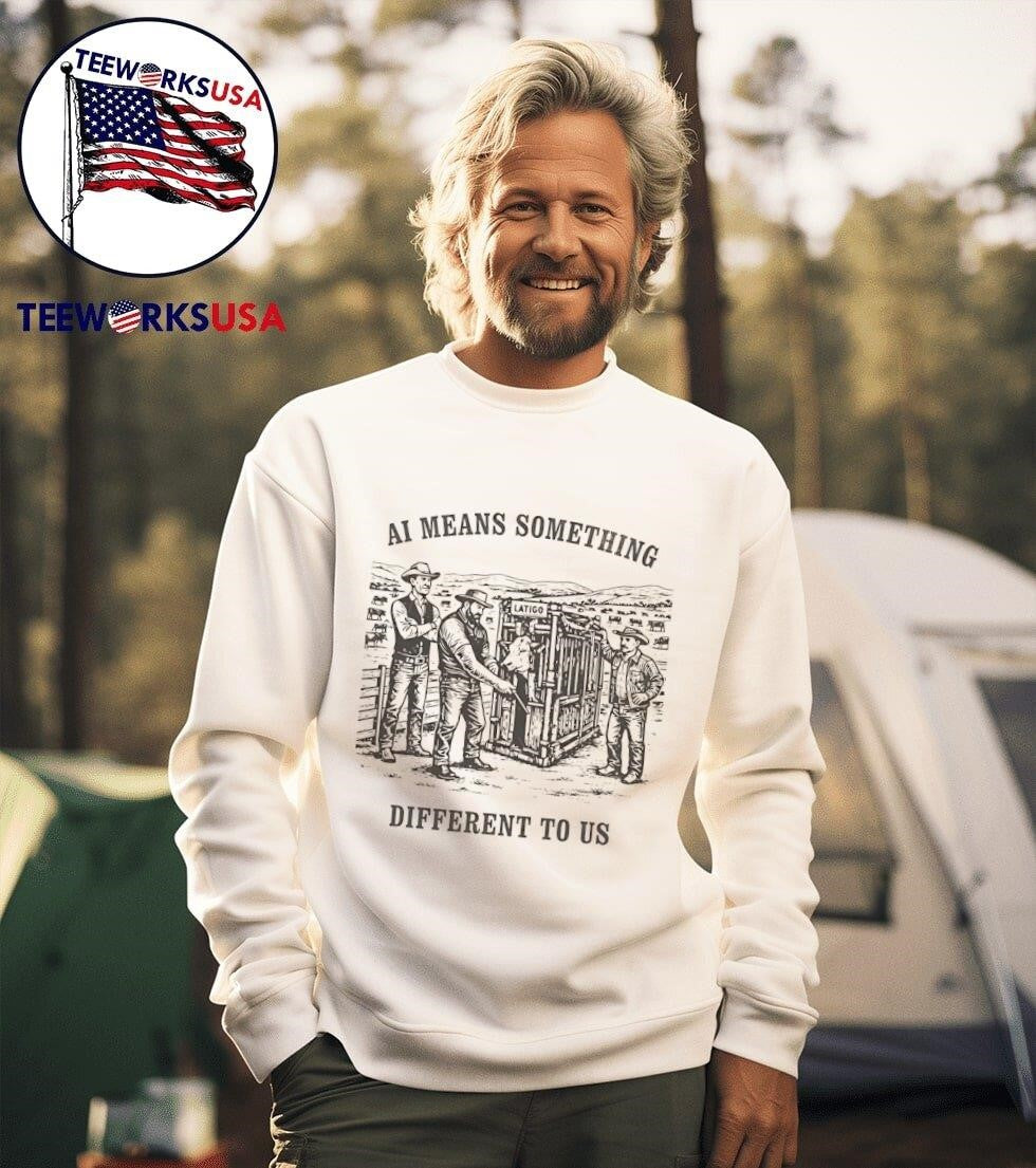 Ai Means Something Different To Us Cowboys Cattle Chute Shirt