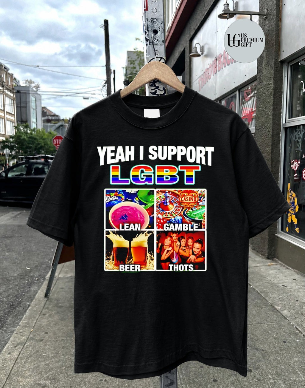 Yeah I Support LGBT Lean Gamble Beer Thots shirt