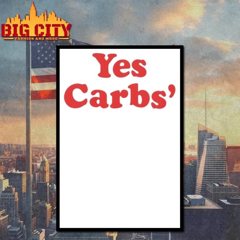 Yes Carbs Ringer Shirt