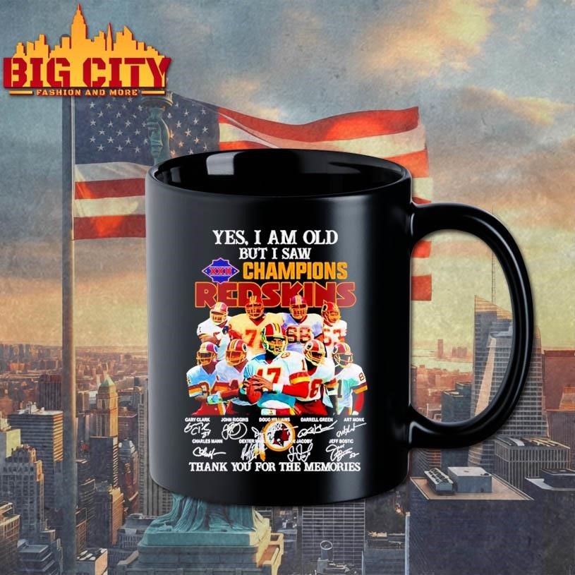 Yes I am old but I saw 1987 Washington Redskins Champions thank you for the memories Shirt