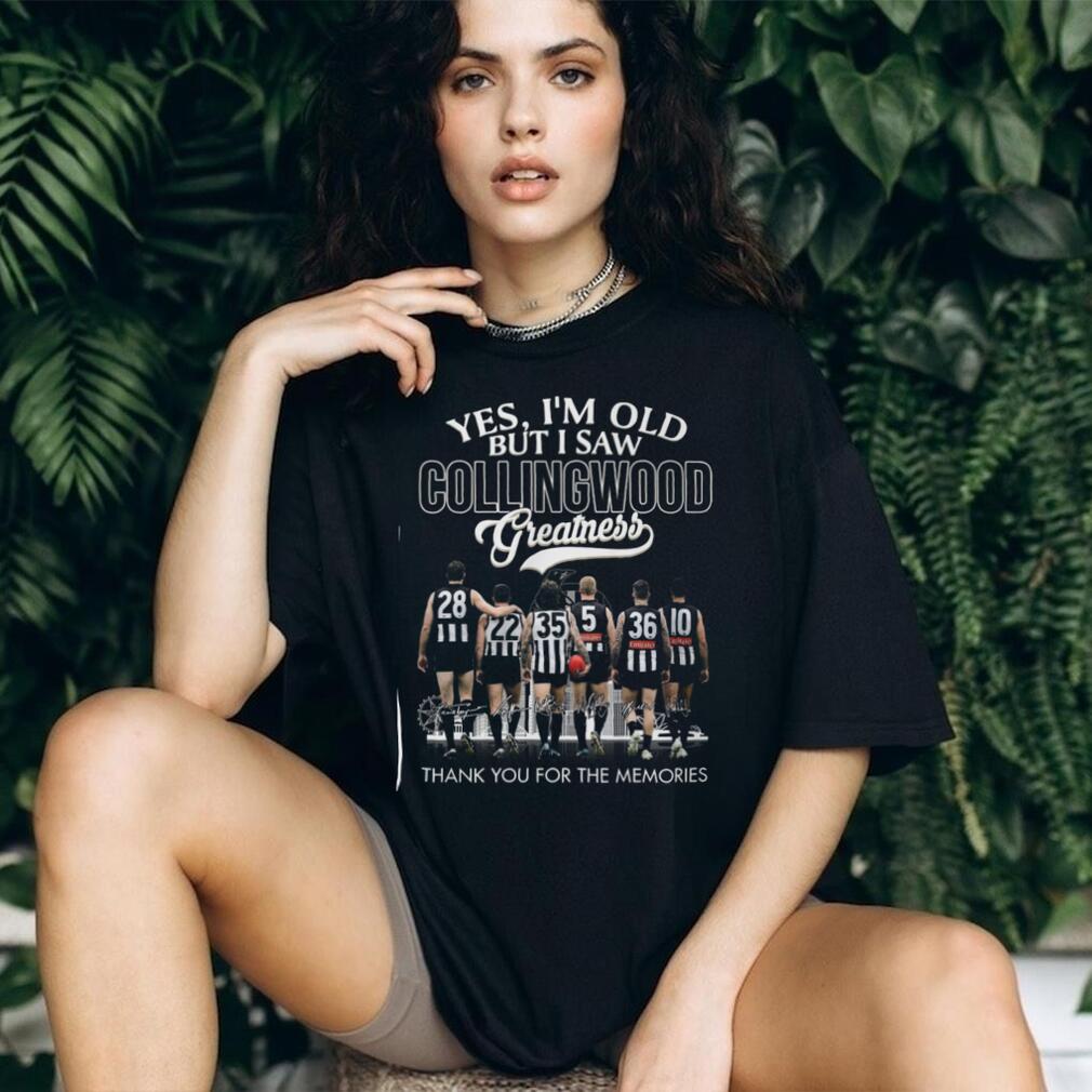 Yes I’m Old But I Saw Collingwood Greatness AFL Legends T Shirt