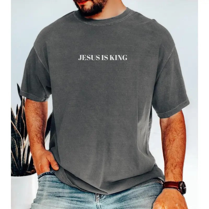 Yeshua Shirt, Jesus is King Shirt, Jesus Shirt, Jesus t shirt, Jesus Merch, Christian Streetwear, Mens Christian Shirt,...
