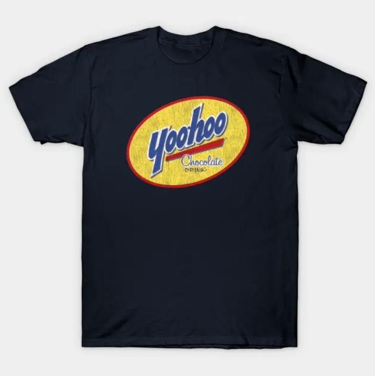 Yoohoo Chocolate Drink Vintage Graphic Tees, Funny Meme Shirt, y2k Clothing, Unisex Vacation Outfits Top Menswear...
