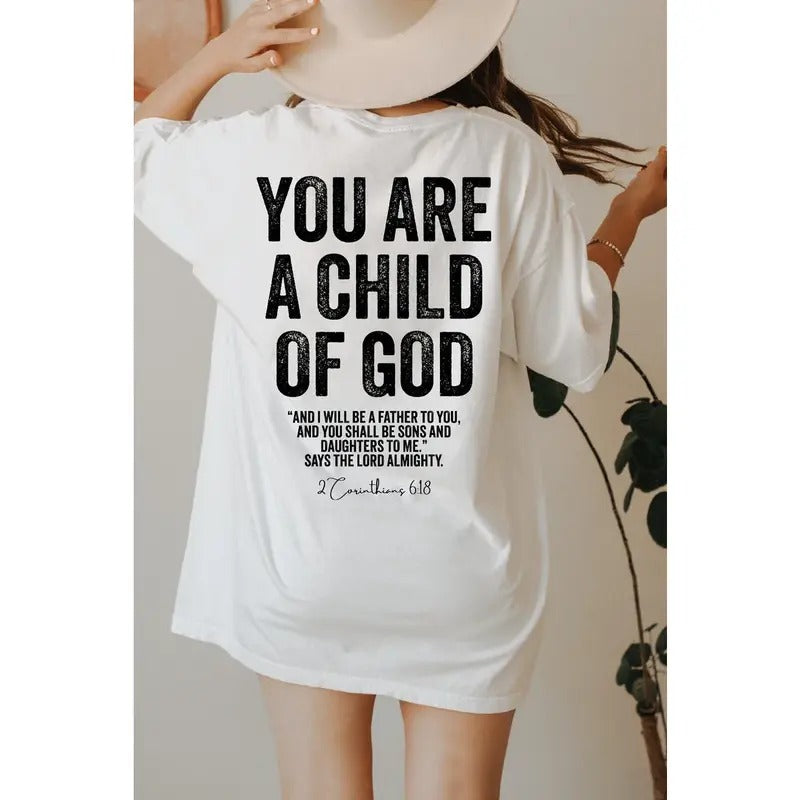 You Are A Child Of God Hoodie, Women's Christian Based Shirt, Jesus Christ Lover Hoodie, Believer Mom Shirt Sweatshirt