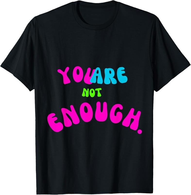You Are Enough Quote for Mental Health Awareness Support T-Shirt Cotton Fit Hoodie, Sweatshirt | UrbanDripWear.com