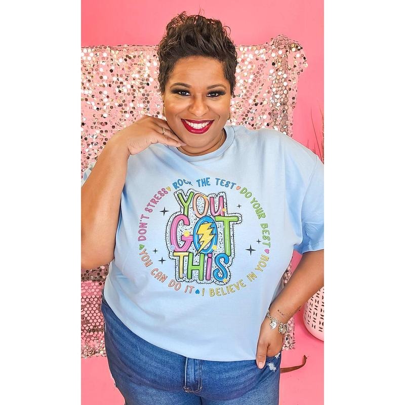 You Got This Rock the Test Graphic T-Shirt Hoodie, Sweatshirt | UrbanDripWear.com