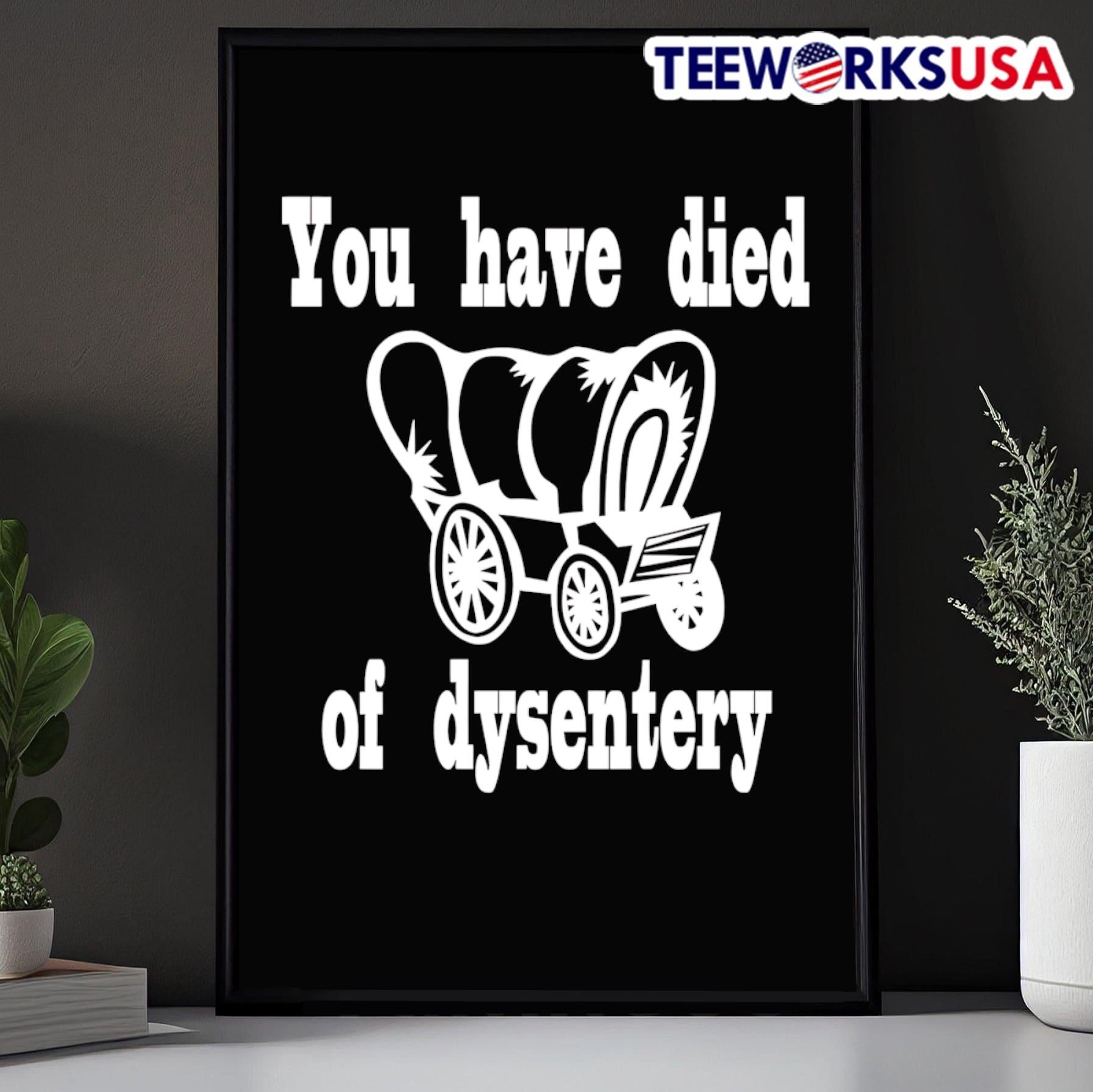 You Have Died Of Dysentery Shirt
