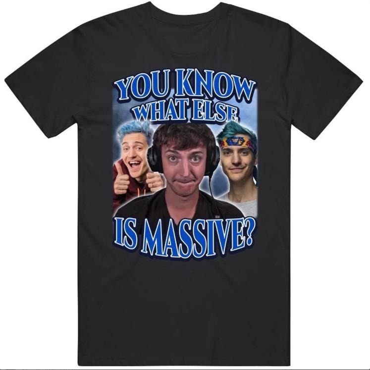 You Know What Else Is Massive Ninja Low Taper Fade Meme Funny Joke Gift T Shirt Cotton Fabric Hoodie, Sweatshirt
